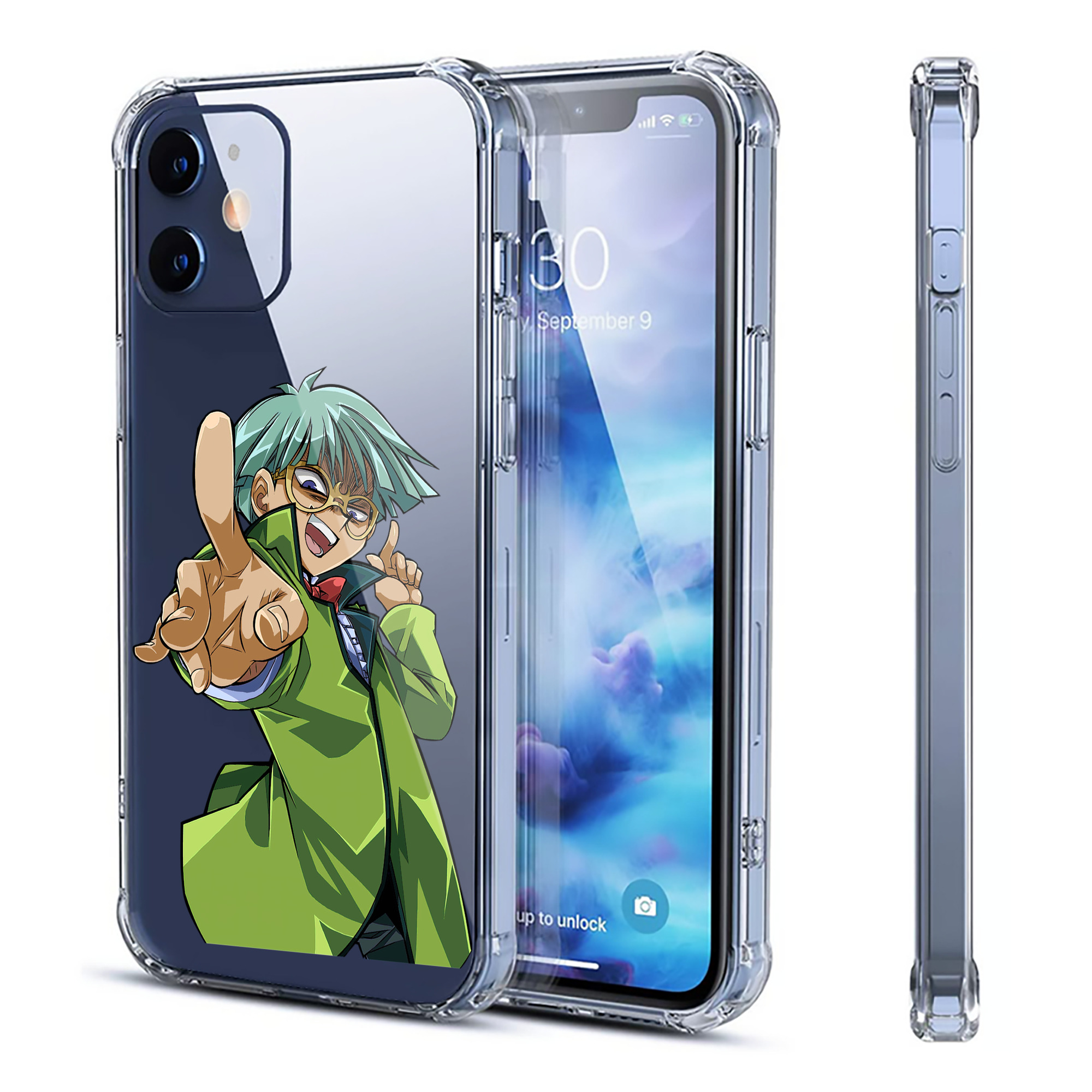 （画像用） 遊☆戯☆王 Yu-Gi-Oh! 【iPhone 12シリーズ対応】透明スマホケース（クリアソフトケース）